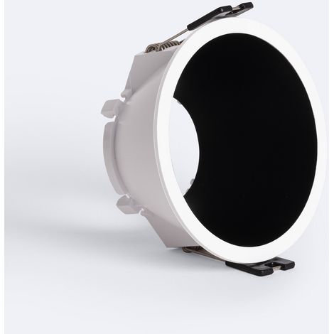 Downlight-Ring Konisch Reflect für LED-Glühbirne GU10 / GU5.3 Schnitt Ø 85 mm Weiß / Schwarz