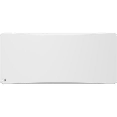 Radiateur électrique fixe à inertie sèche céramique avec thermostat interchangeable 2000W Bestherm OVEO horizontal blanc