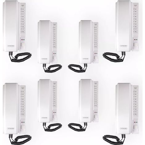 Interphone de bureau sans-fil 800 mètres - 8 Stations d'appel alimentées et/ou autonomes (1/5)