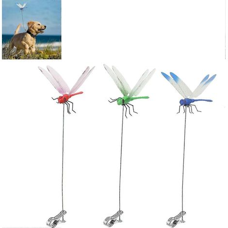 pinces à libellule artificielles, concept naturel et biologique, répulsif à cerfs et frein avec pince, libellule 3D extérieure pour jardin (1/5)