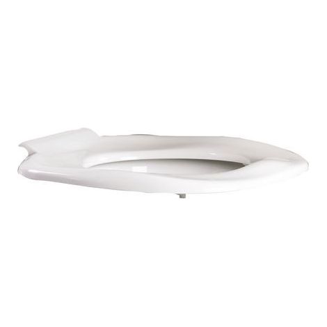AKW White Ergonomic Toilet Seat excluding Cover (1/3)