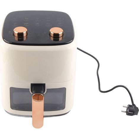 Friteuse sans huile multifonction 5,5L, cuiseur à air automatique grande capacité, cuisson visible pour la maison. (1/5)