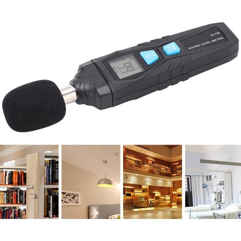 Hochpräzises Schallpegelmessgerät SL720 (30–130 dB), Mini-Schallpegelmessgerät für den Heimgebrauch, digitale Dezibelanzeige, professioneller Lärmdetektor (1/5)