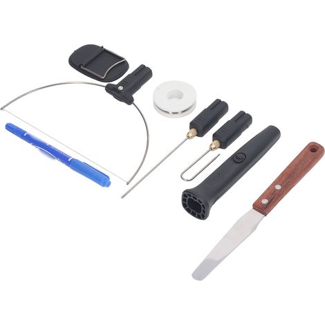 Kit de découpe de mousse électrique 9 pièces (AL-229) - stylet coupe-mousse, fil chauffant, machine à découper, 100-240V AC, norme américaine (1/5)