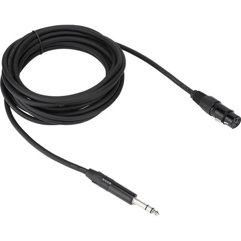 Câble Audio Xlr Femelle Vers Jack Stéréo Mâle 5M Blindage Double Pour Micro Console De Mixage Karaoke (1/5)