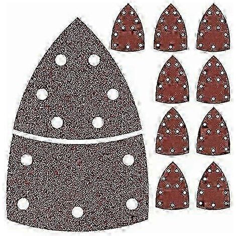 Lot de 40 feuilles abrasives multigrains pour ponceuse orbitale Bosch PSM Metabo FMS Skil Octo (1/5)