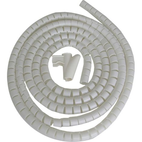 Ordenacables 2m ø25mm blanco