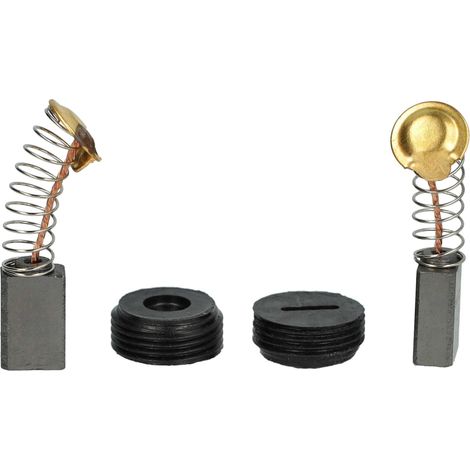 vhbw 2x escobilla 12,2 x 7,9 x 4,9 mm compatible con Menzer (+ 2015) 111180000, 111230000, 111190000, 111220000 lijadora + resorte