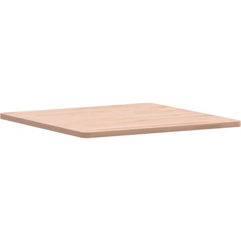 Dessus de table 50x50x1,5 carré bois massif de hêtre (1/5)