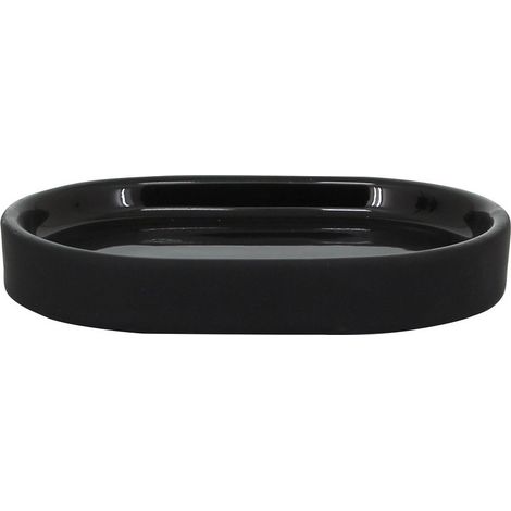 Portasapone nero in ceramica - Serie Black (1/3)
