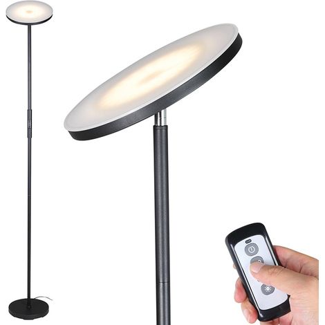 Lampada Piantana da Terra LED 20W 1600Lm Moderna Luce Dimmerabile + Telecomando