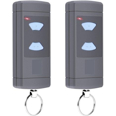2 transmisores de puerta de garaje de mano de 868,3 MHz HSE2-868, HSM4-868, HS4-868, control remoto inalámbrico de 2 botones para puerta enrollable (1/5)