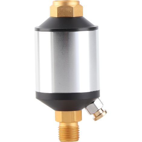 Filtre de compresseur d'air, pulvérisateur de peinture pneumatique à filetage 1/4 po pour éliminer l'humidité et les impuretés (1/5)