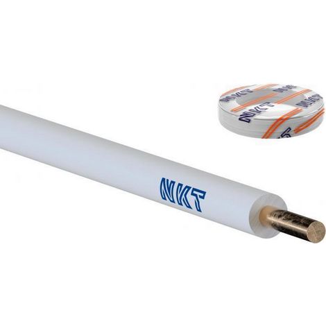 Installationskabel H07V-U (DY) 1,5 weiß /100m/
