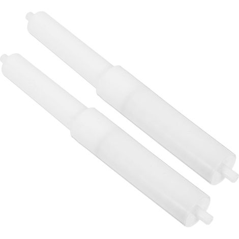 Support de rouleau papier toilette télescopique avec ressort, tube en plastique pour salle bain, 2 (1/5)