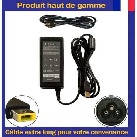 Chargeur Pour Lenovo ThinkCentre C260 C470 M53 M73 M93 M93P Adaptateur Secteur PC Ordinateur 65W 20V 3.25A (1/4)