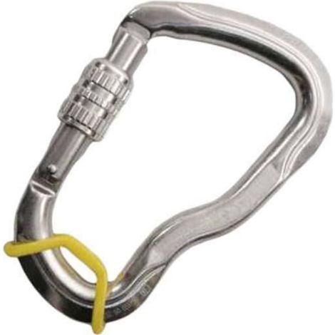 Mousqueton - Aluminium - Forme D - Virole Express - Système Keylock - Pour Via Ferrata Et Escalade - 1 Pièce (1/2)