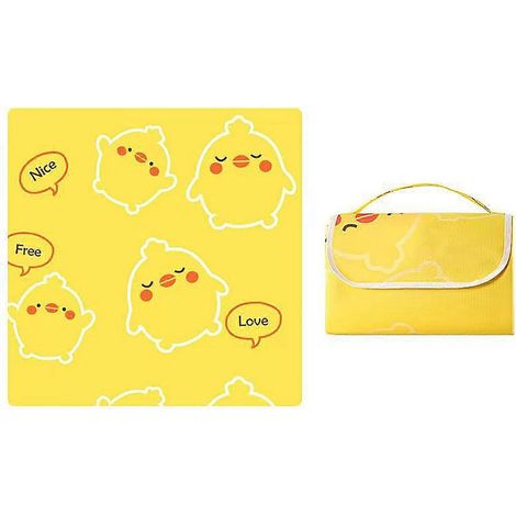Couverture de pique-nique, mini-sac, tapis de plage pliable, léger et imperméable (1/4)