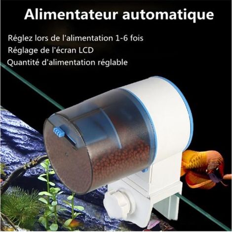 Poisson Distributeur Aliment Automatique Mangeoire Automatique pour Aquarium (1/4)