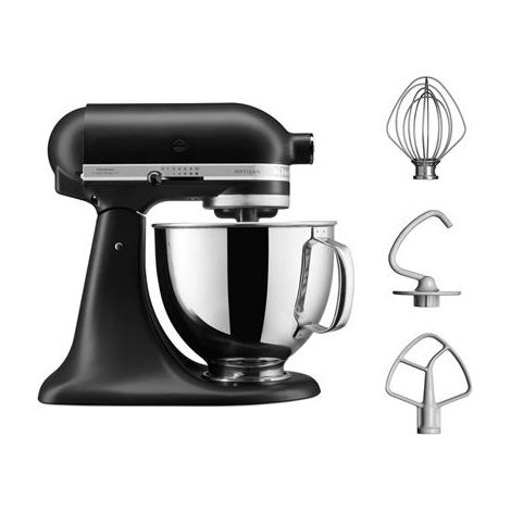 KitchenAid Artisan 5KSM125EBM Robot pâtissier noir mat