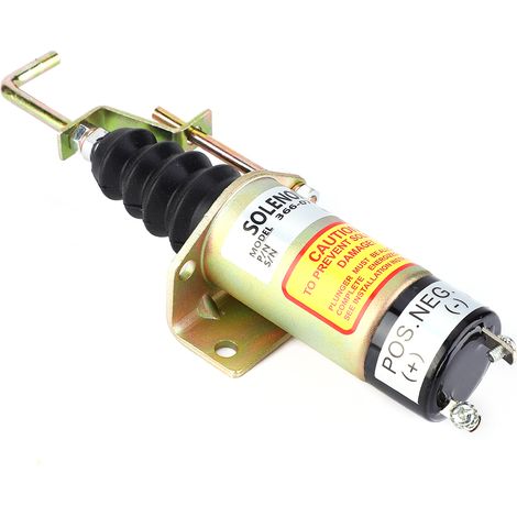 366-07197 SA-3405T Électrovanne d'arrêt de carburant pour générateur électrique 12 V (1/5)