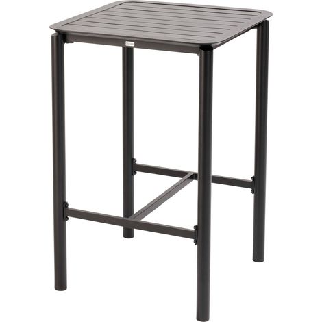 Table haute de terrasse noire (1/3)