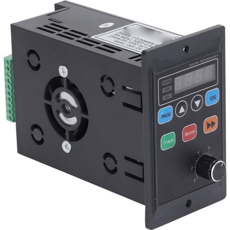 Mini variateur de fréquence pour moteur 750 W, entrée monophasée 176-264 V, sortie triphasée 0-220 V (1/5)