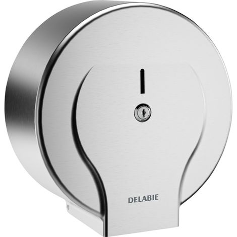 Delabie WC-Papierhalter f. Papierrolle 400m Edst. 1.4301 sat.