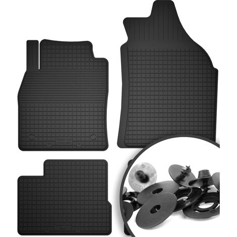 Tappetini in gomma + fermi per: Nissan Micra K13 hatchback (2010-2016) (1/5)