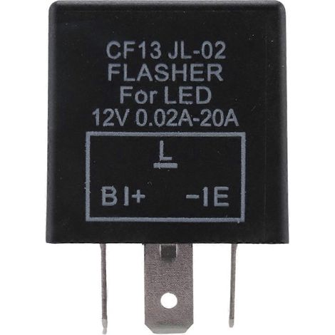 Relais clignotant électronique LED 12V à 3 broches pour voiture (1/5)