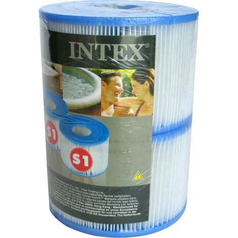 Juego de 2 cartouches filtrantes para Jacuzzi - Para depuradores INTEX - Intex