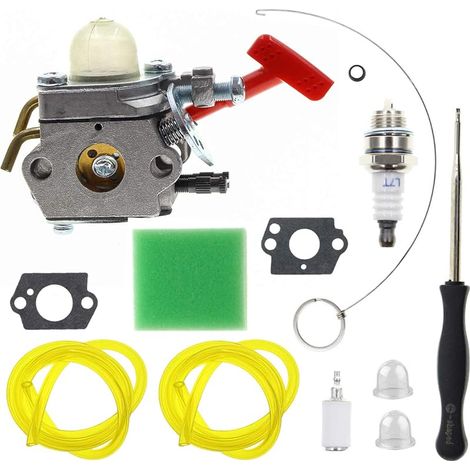Compatible avec carburateur WT-458 de rechange pour Homelite A03003 A03002 A04445A A04445 ST145 ST155 ST175 ST185 ST275 (1/5)