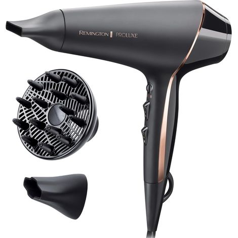 Remington ProLuxe Midnight Edition Phon Asciugacapelli Nero Oro 2400 W (1/5)