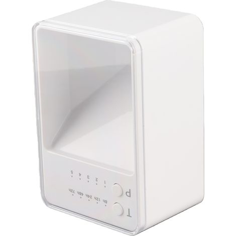 Distributeur automatique de nourriture pour poissons intelligent avec minuteur, alimentation automatique sur piles (70 ml), pour aquariums et bassins. (1/4)