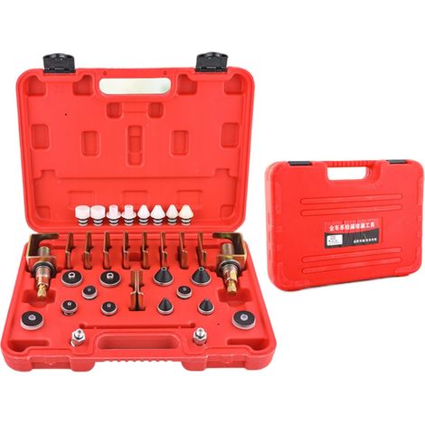 Kit de reparación de fugas para aire acondicionado automotriz, detector de fugas para sistemas HVAC, comprobador de fugas portátil para refrigerante, sistemas HVAC, mantenimiento de electrodomésticos,