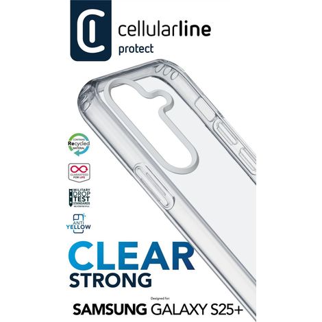 Cellularline CLEARDUOGALS25PLT coque de protection pour téléphones portables 17,3 cm (6.82") Housse Transparent