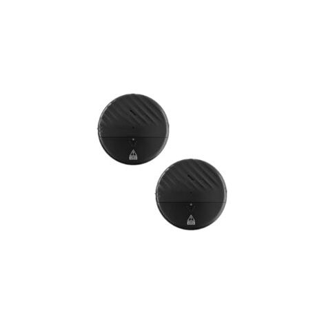 Alarme de détection de vibrations 125 dB, fonctionne sur piles, sensibilité réglable, indicateur LED, blanc, pour portes et fenêtres (lot de 2).