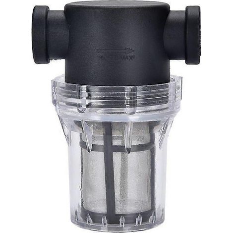 Filtre à eau DWW-3/4 pouce avec tamis en acier inoxydable 200 mesh, filtre en ligne, filtre pour irrigation de jardin. (1/5)