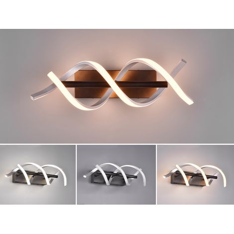 LED Wandleuchte SEQUENCE dimmbar Lichtfarbe einstellbar Silber, Breite 47cm (1/5)