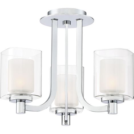Elstead Quoizel Kolt Plafoniera Globe Cromo Lucido, IP44 (1/4)