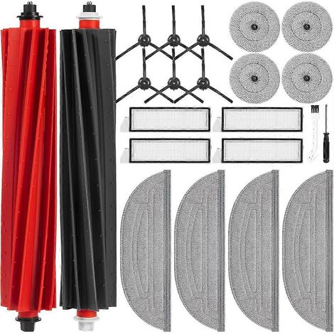 Pièces de rechange pour aspirateur robot Roborock S8 MaxV Ultra : brosses principales, lingettes, essuie-glaces latéraux, brosses latérales, filtres (1/5)