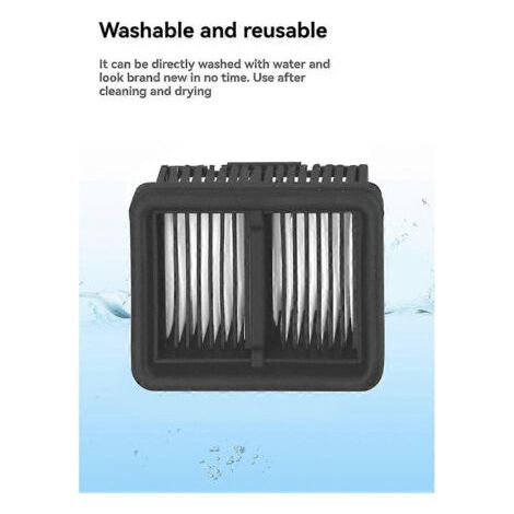 NALOOKAMIC Filtres HEPA de rechange pour aspirateur eau et poussière Dreame T60 / T60 Ultra / T60 Membe / T60 Ultra Max (lot de 8)