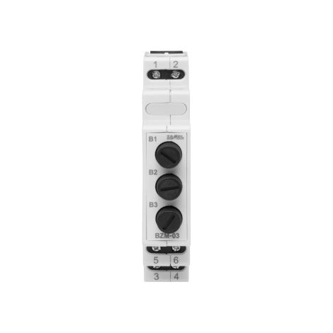 Zamel Prise modulaire pour fusibles BZM-03 3P EXT10000311 TH 35 DIN, 1 pièce