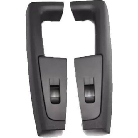 Poignées porte intérieure voiture Pour Skoda Pour Superb Finition 2008-2013 Avant Arrière Poignée Intérieure Porte Accoudoir Cadre Commande Panneau Contrôle 3TD867157(Arrière noir) (1/3)
