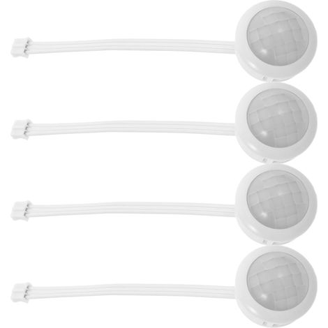 Lot de 4 contrôleurs de capteur LED infrarouge, détecteur de mouvement, interrupteur automatique infrarouge pour éclairage LED au plafond.