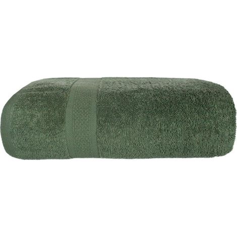 Asciugamano da bagno Leo 50x90 Verde 100% cotone 450g morbido (1/5)