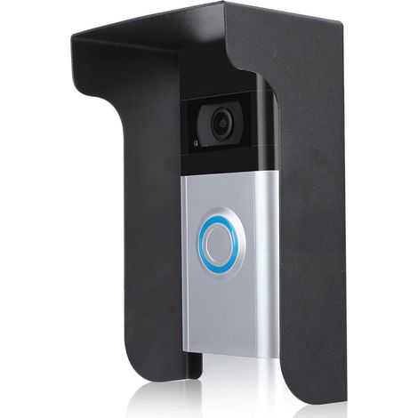 Protection contre la pluie pour sonnette vidéo, support de sonnette vidéo résistant à la pluie, protection anti-éblouissement pour sonnette, protection de sonnette contre la pluie pour (1/5)