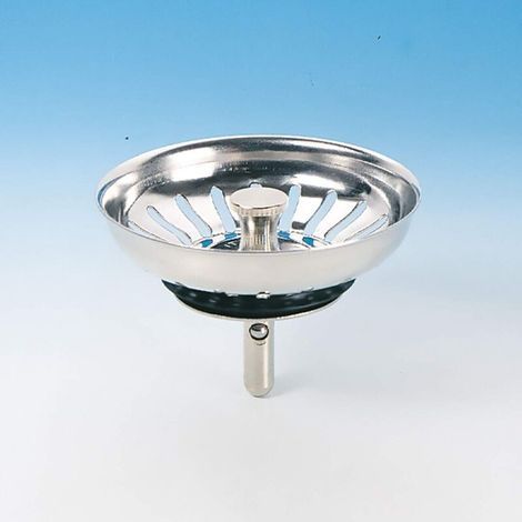 Edelstahl-Filterkorb für Spülbeckenabfluss, 83 mm Durchmesser (1/5)
