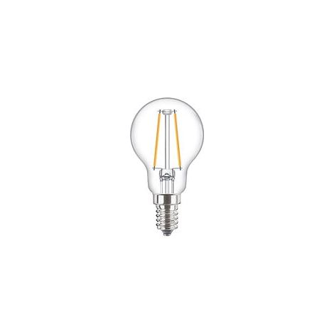 Ampoule E14 Sphérique - Filament - Blanc chaud - Lot de 2 - 25W