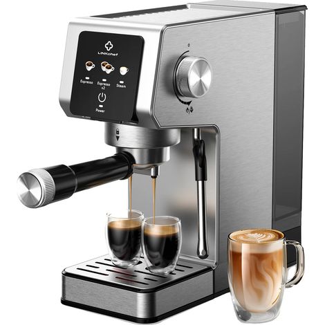 Espressomaschine, 20-Bar Druck, Automatische Dampfdüse, EU (1/5)